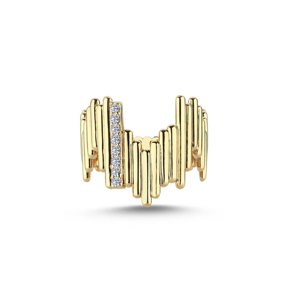 Piano - Diamantring i 14 kt guld m 0,12 ct | A2210 012